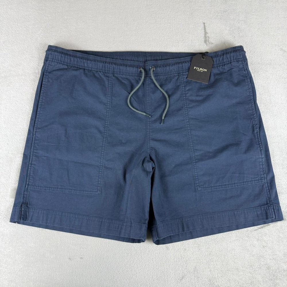 CC Filson Dry Falls Shorts Mens XL Service Blue Pockets Stretch $85 New NWT